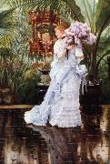 James Tissot The Bunch of Lilacs (nn01) Sweden oil painting artist